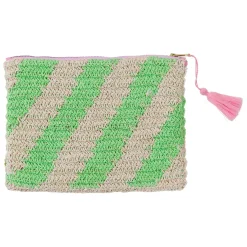 Sage & Clare Accessories|Sage & Clare San Carlos Raffia Clutch