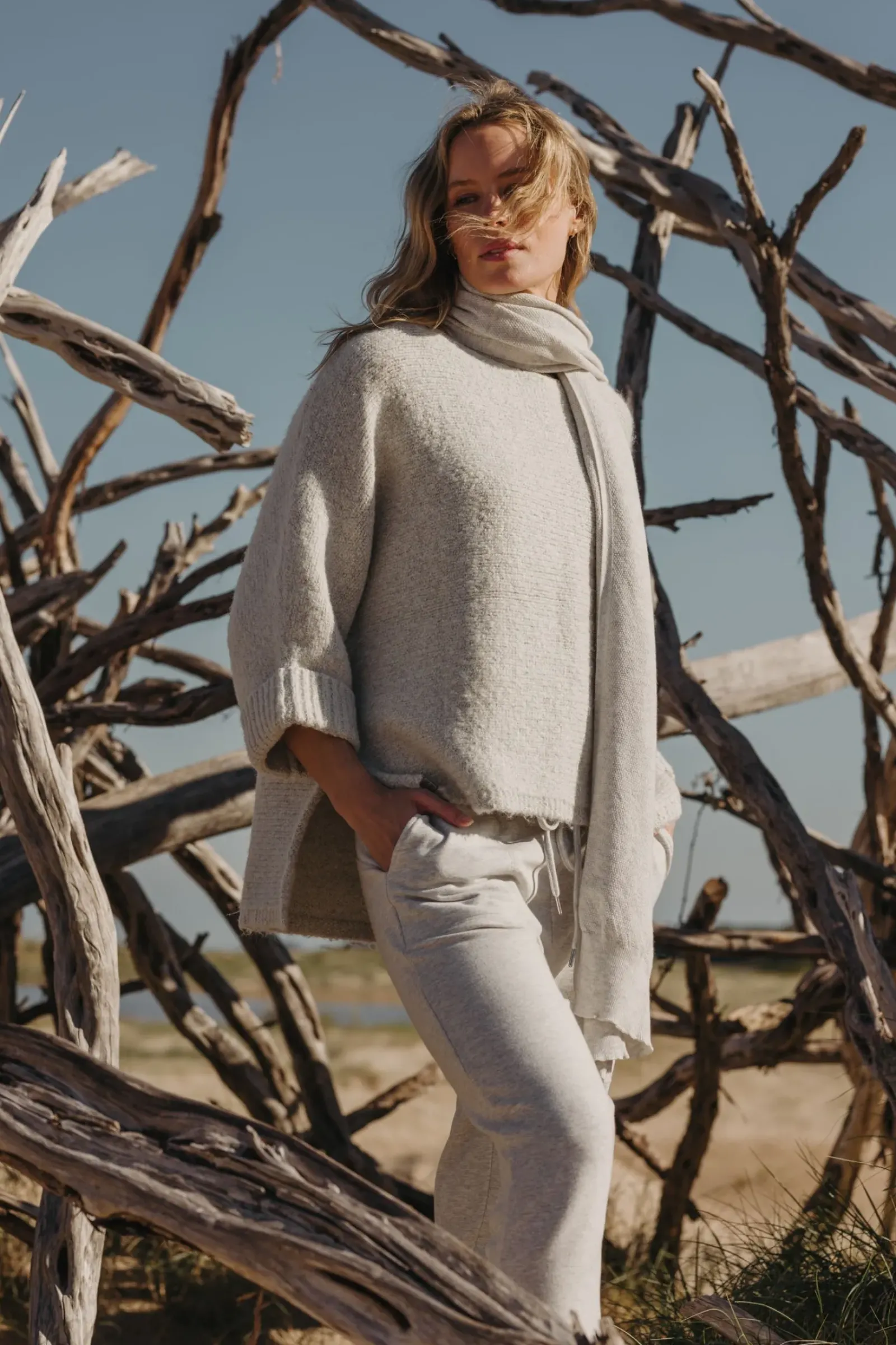 Talamaya Knitwear|Embrace Pullover - Cannoli Cream