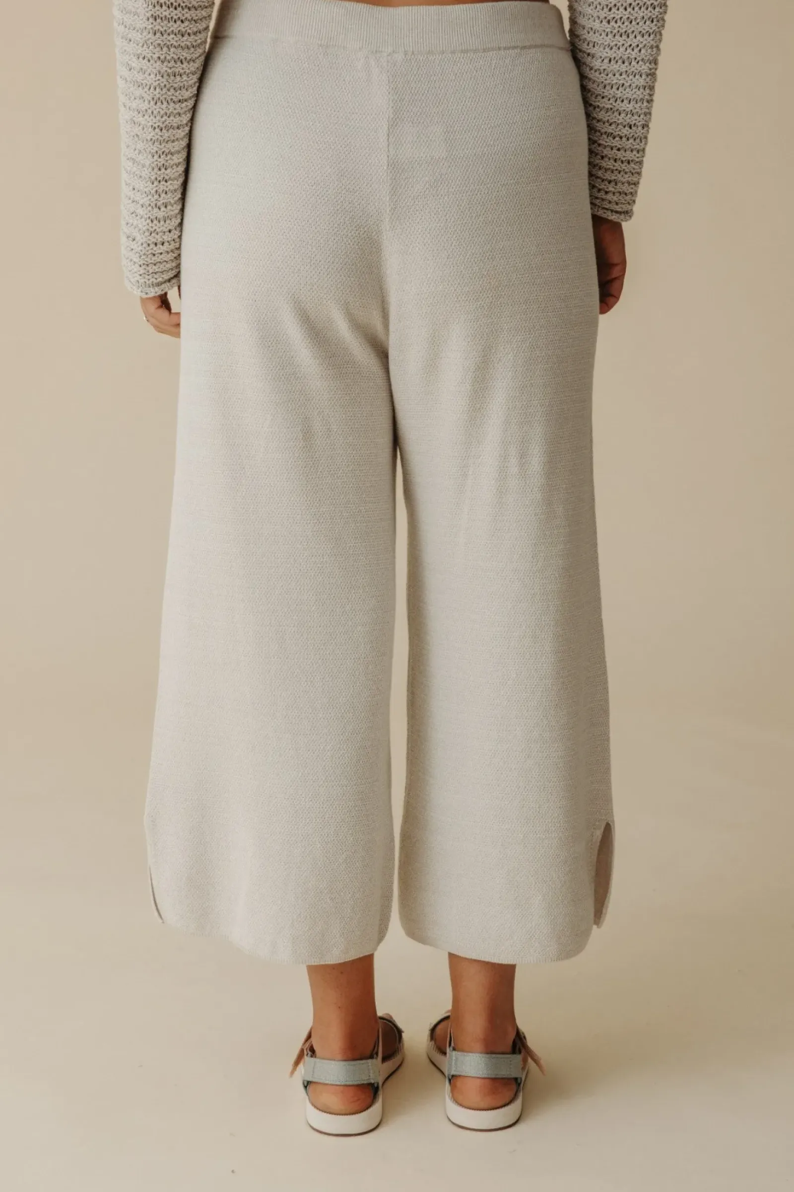 Talamaya Pants|Retreat Cotton Twist Pant - Silver & Salt