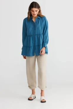The Shanty Tops|Mia Top - Blue Steel