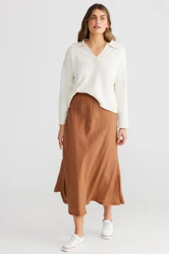 The Shanty Skirts|Sicily Skirt - Terracotta