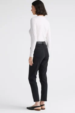 Toorallie Tops|Knitwear|Crew Merino Tee - Warm White