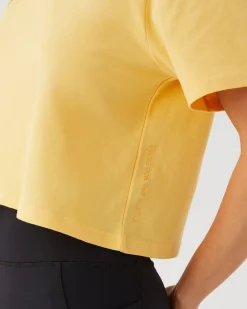 Upstate Tops|Evolve Cropped Tee- Pina Colada
