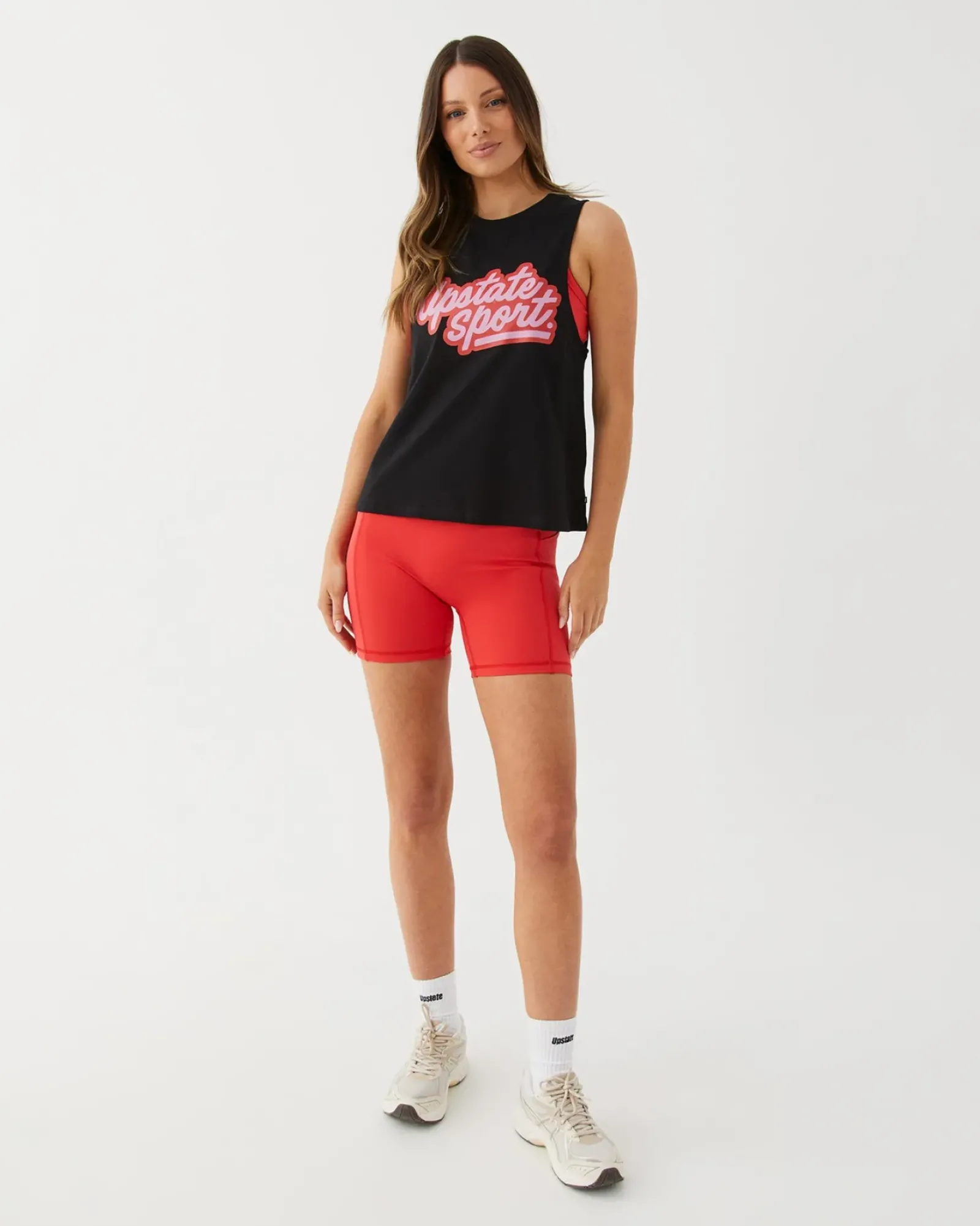 Upstate Tops|Unwind Tank- Black Bubble