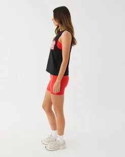 Upstate Tops|Unwind Tank- Black Bubble