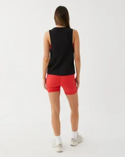 Upstate Tops|Unwind Tank- Black Bubble