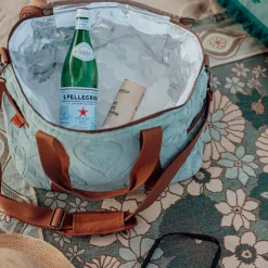 Wandering Folk Accessories|Picnic|Daisy Cooler Bag Large - Peppermint