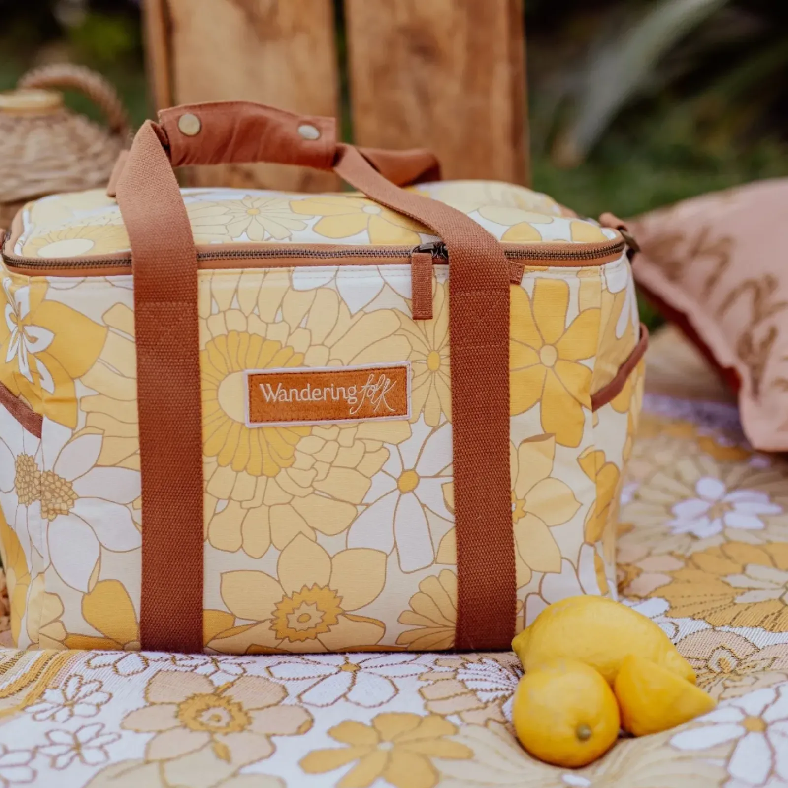 Wandering Folk Accessories|Picnic|Lola Cooler Bag Mini - Honey