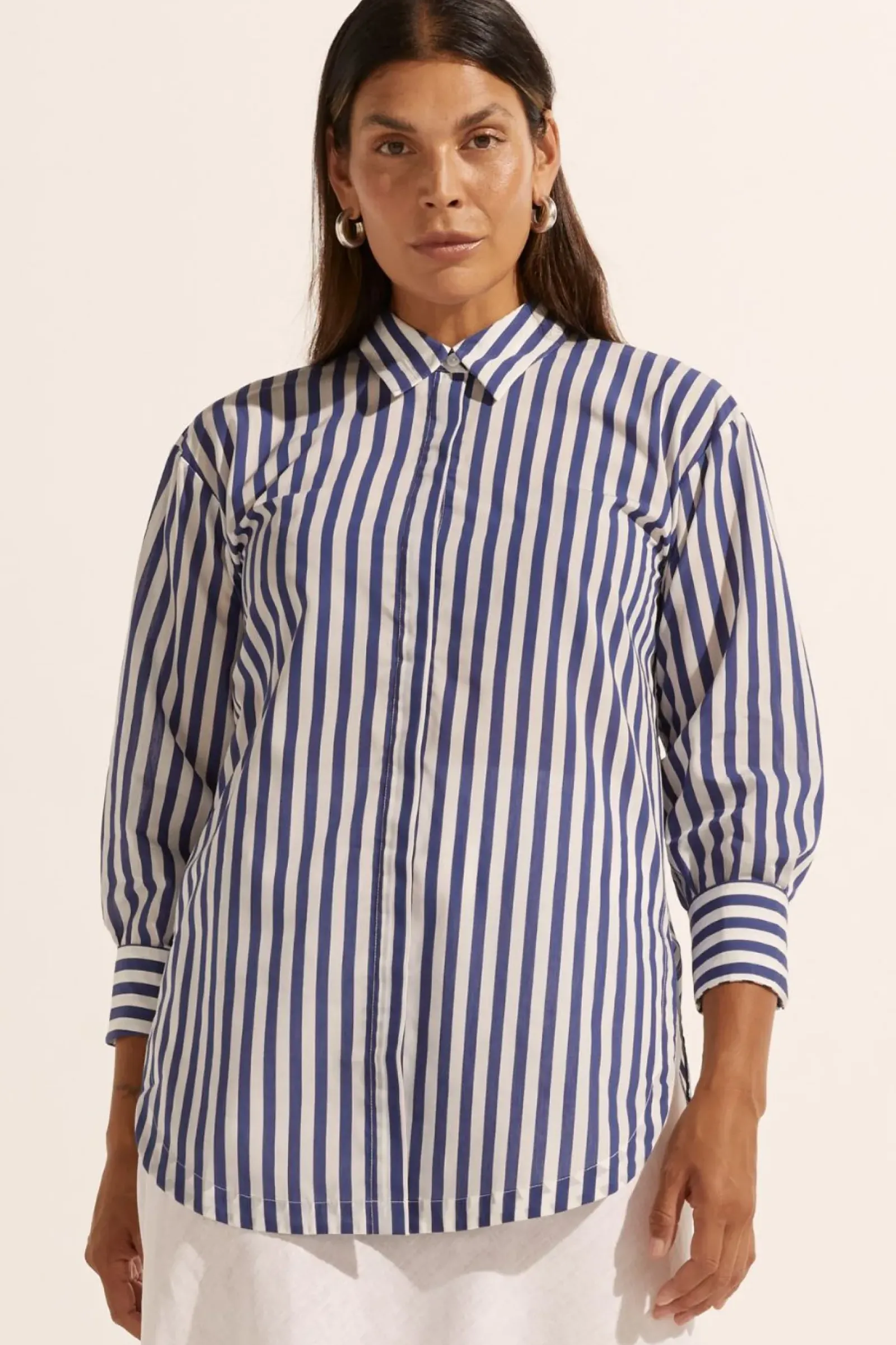 Zoe Kratzmann Tops|Agile Top - Navy Stripe