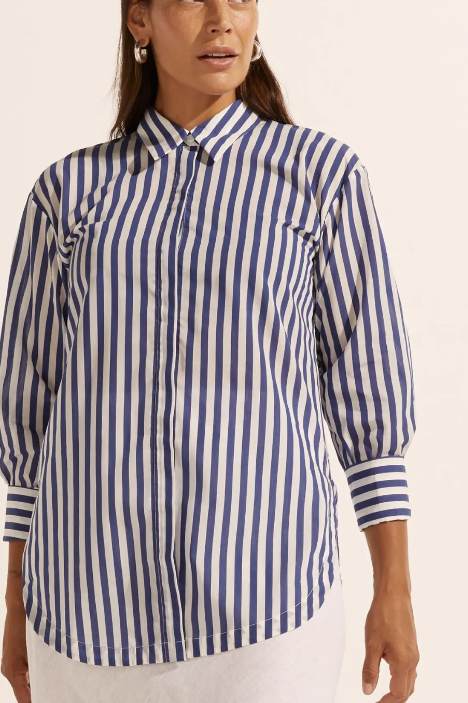Zoe Kratzmann Tops|Agile Top - Navy Stripe