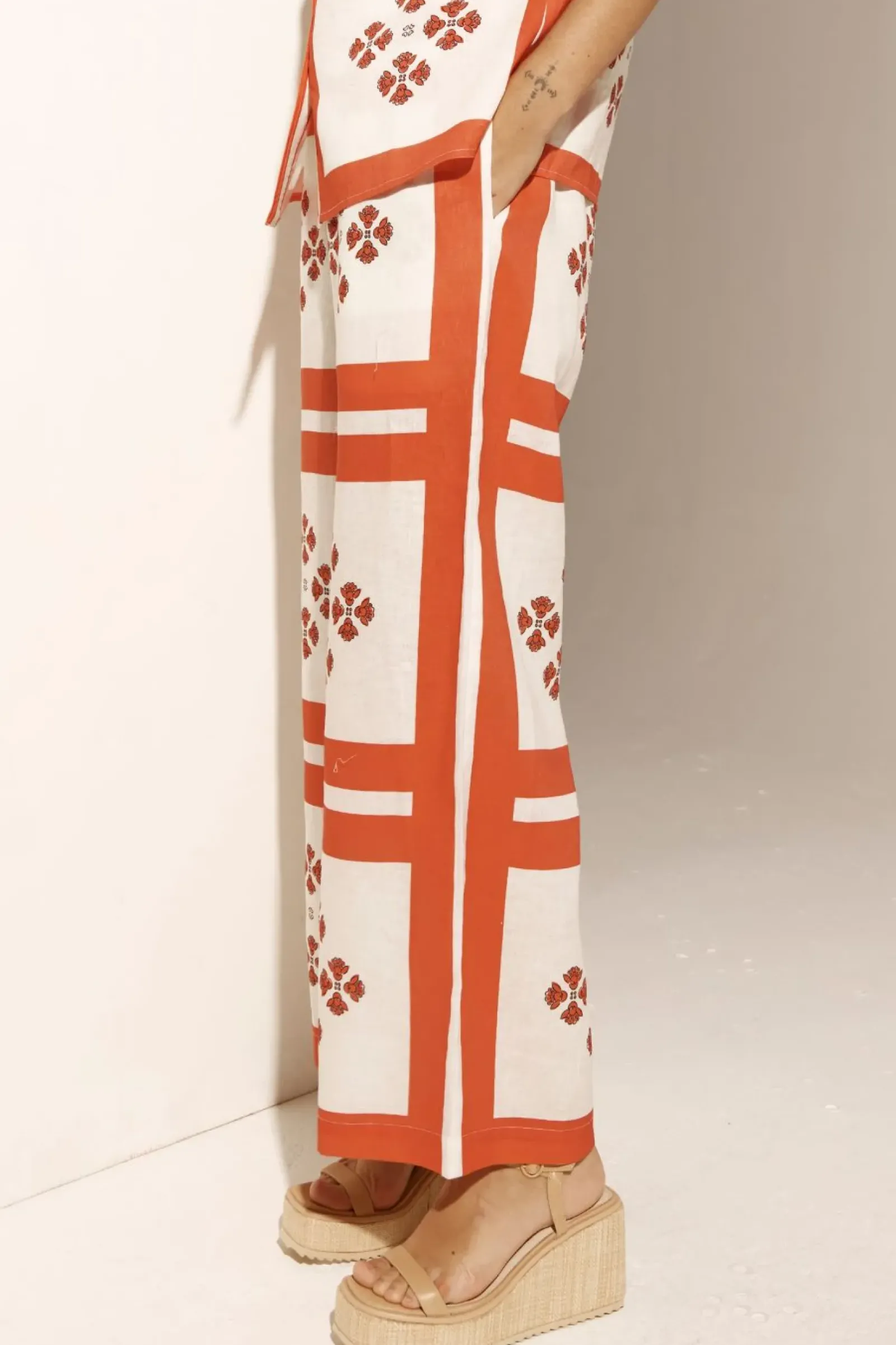 Zoe Kratzmann Pants|Breeze Pant - Tamarillo Scarf