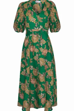 Zoe Kratzmann Dresses|Ebb Dress - K'gari Palm Green