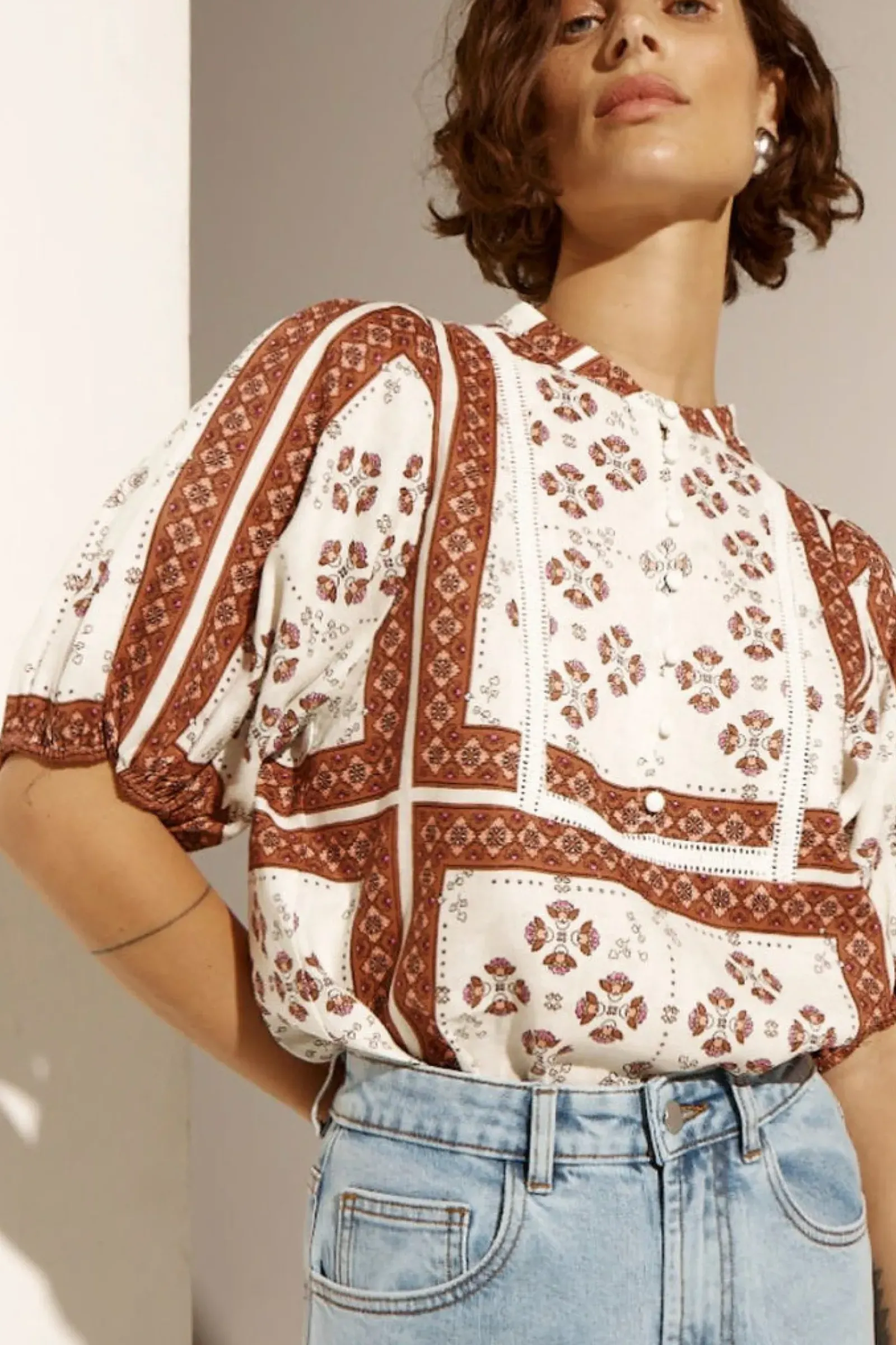 Zoe Kratzmann Tops|Gleam Top - Scarf