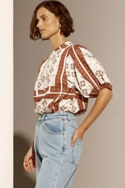 Zoe Kratzmann Tops|Gleam Top - Scarf