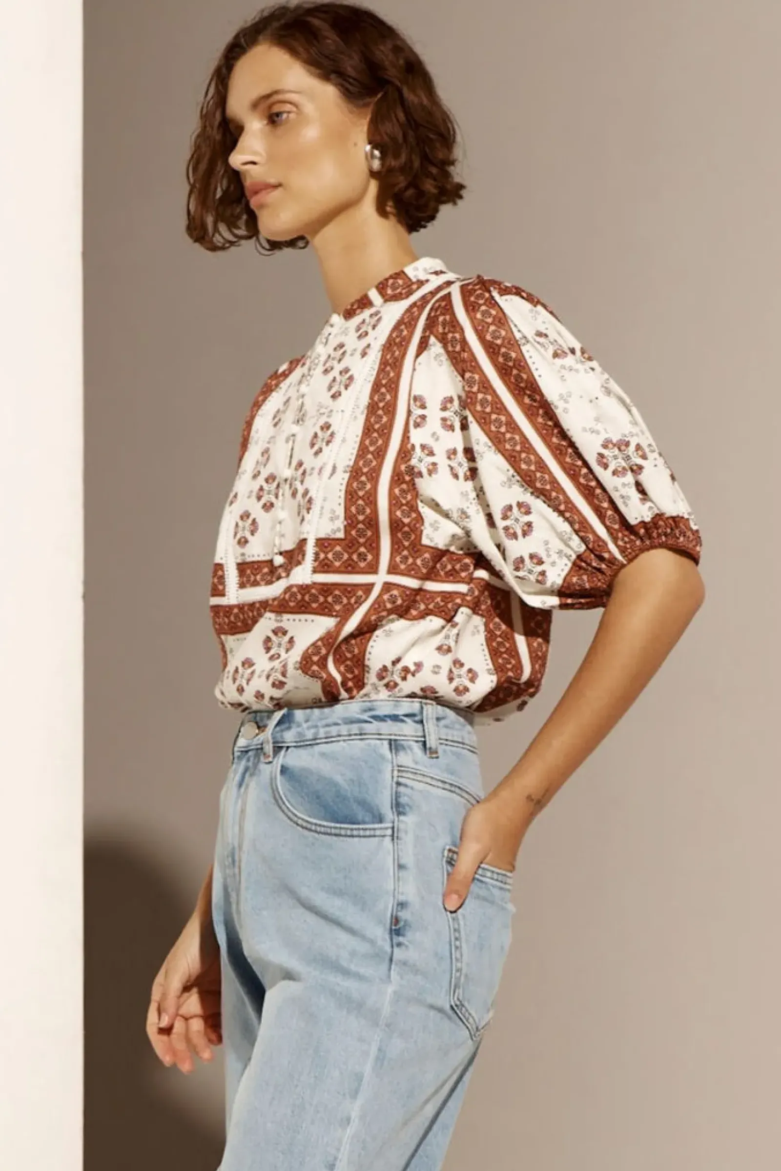 Zoe Kratzmann Tops|Gleam Top - Scarf