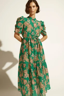 Zoe Kratzmann Dresses|Opus Dress - K'gari Palm Green