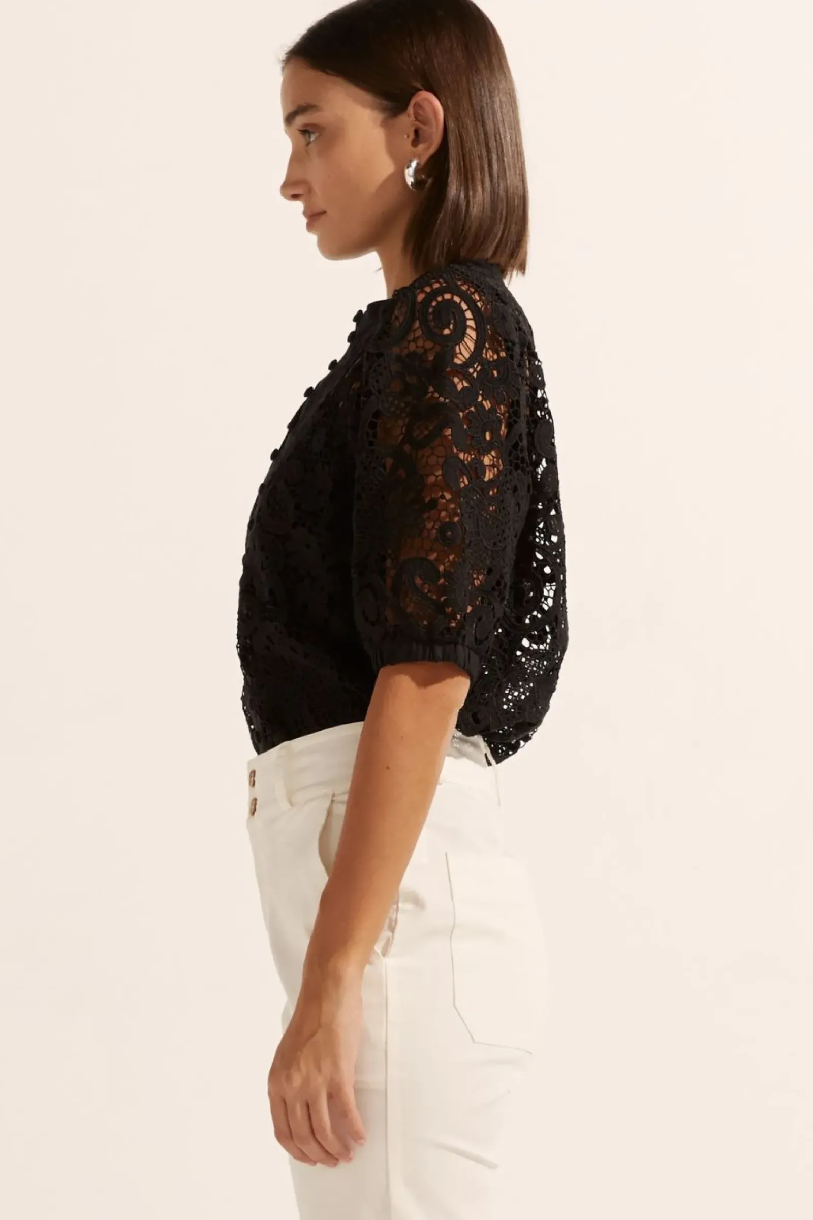 Zoe Kratzmann Tops|Parade Lace Top - Black