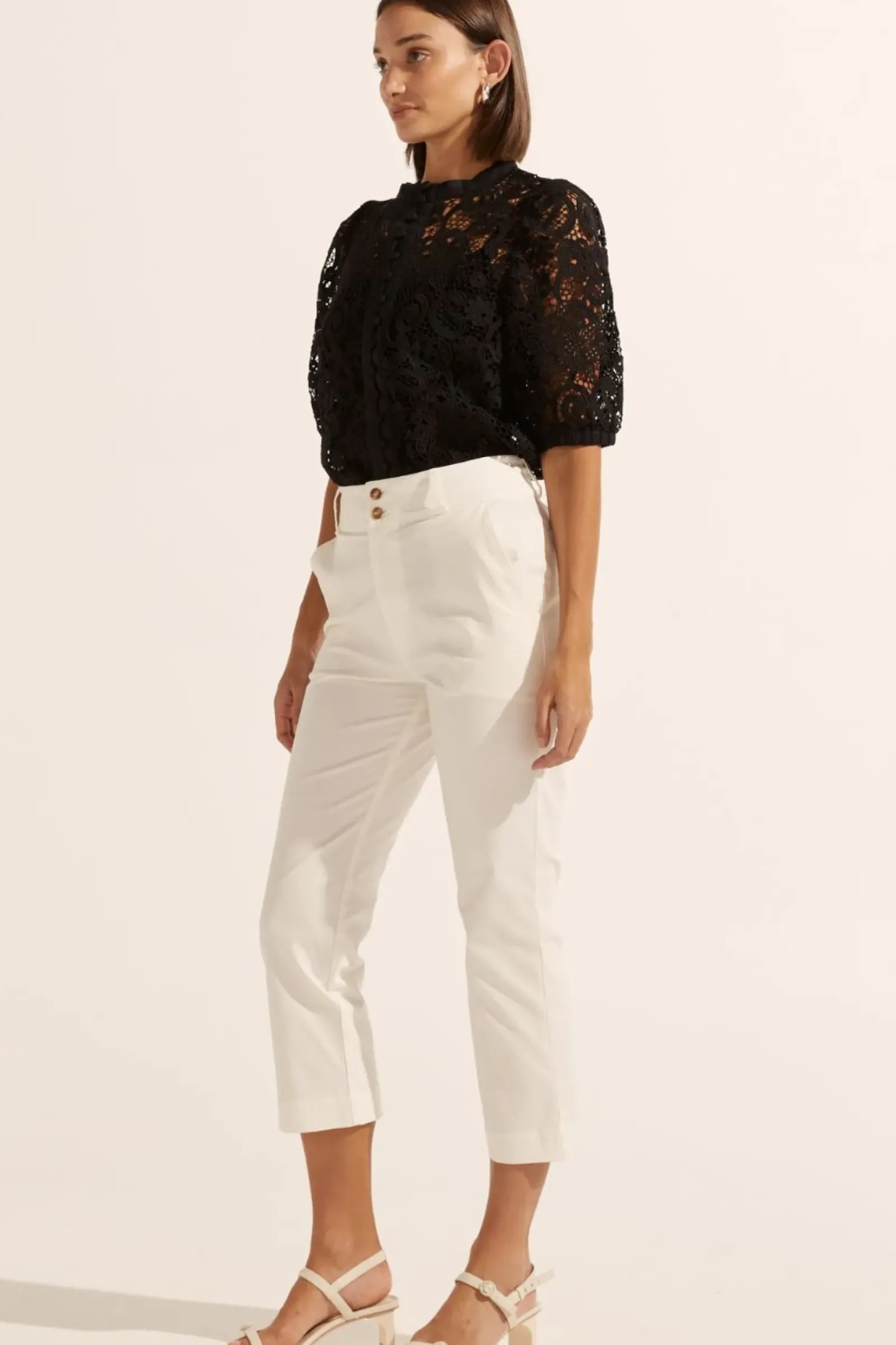 Zoe Kratzmann Tops|Parade Lace Top - Black
