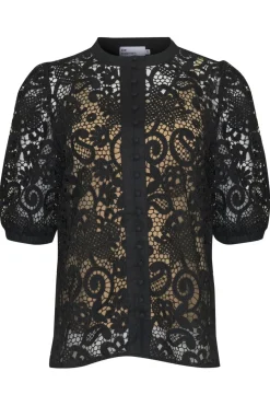Zoe Kratzmann Tops|Parade Lace Top - Black