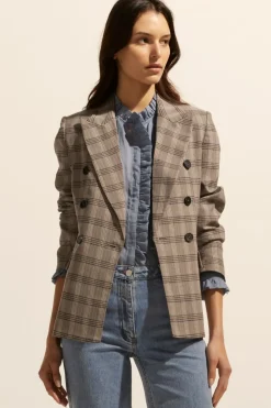 Zoe Kratzmann Jackets & Coats|Spurt Jacket - Mousse Check