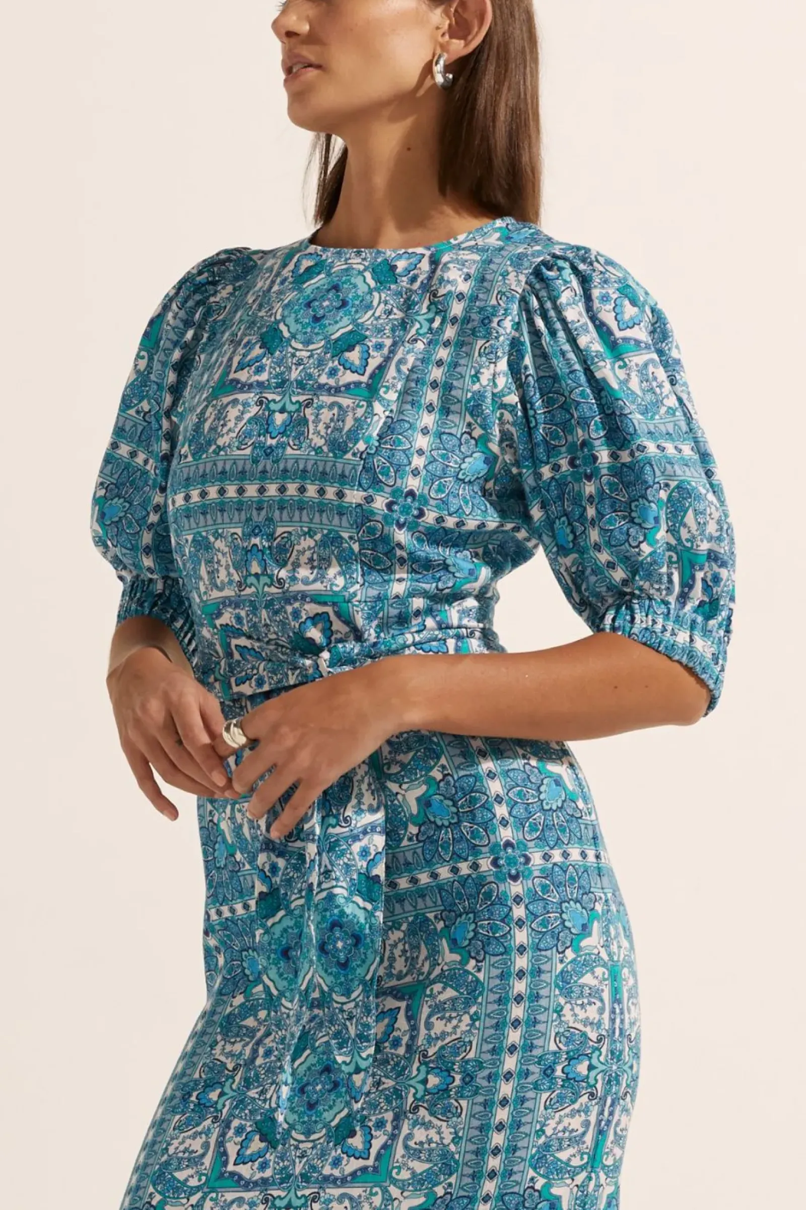Zoe Kratzmann Dresses|Venture Dress - Sapphire Tile