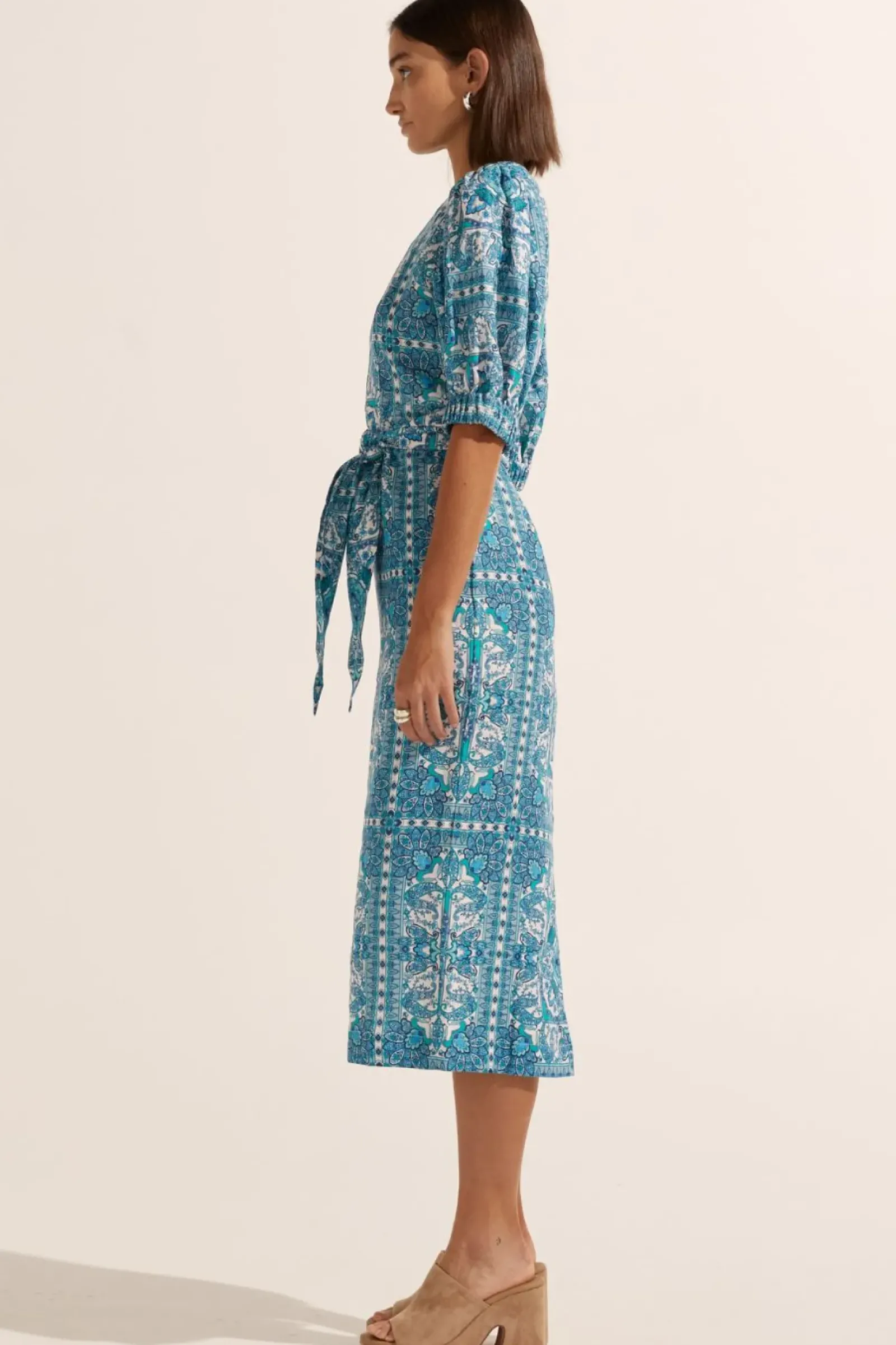 Zoe Kratzmann Dresses|Venture Dress - Sapphire Tile