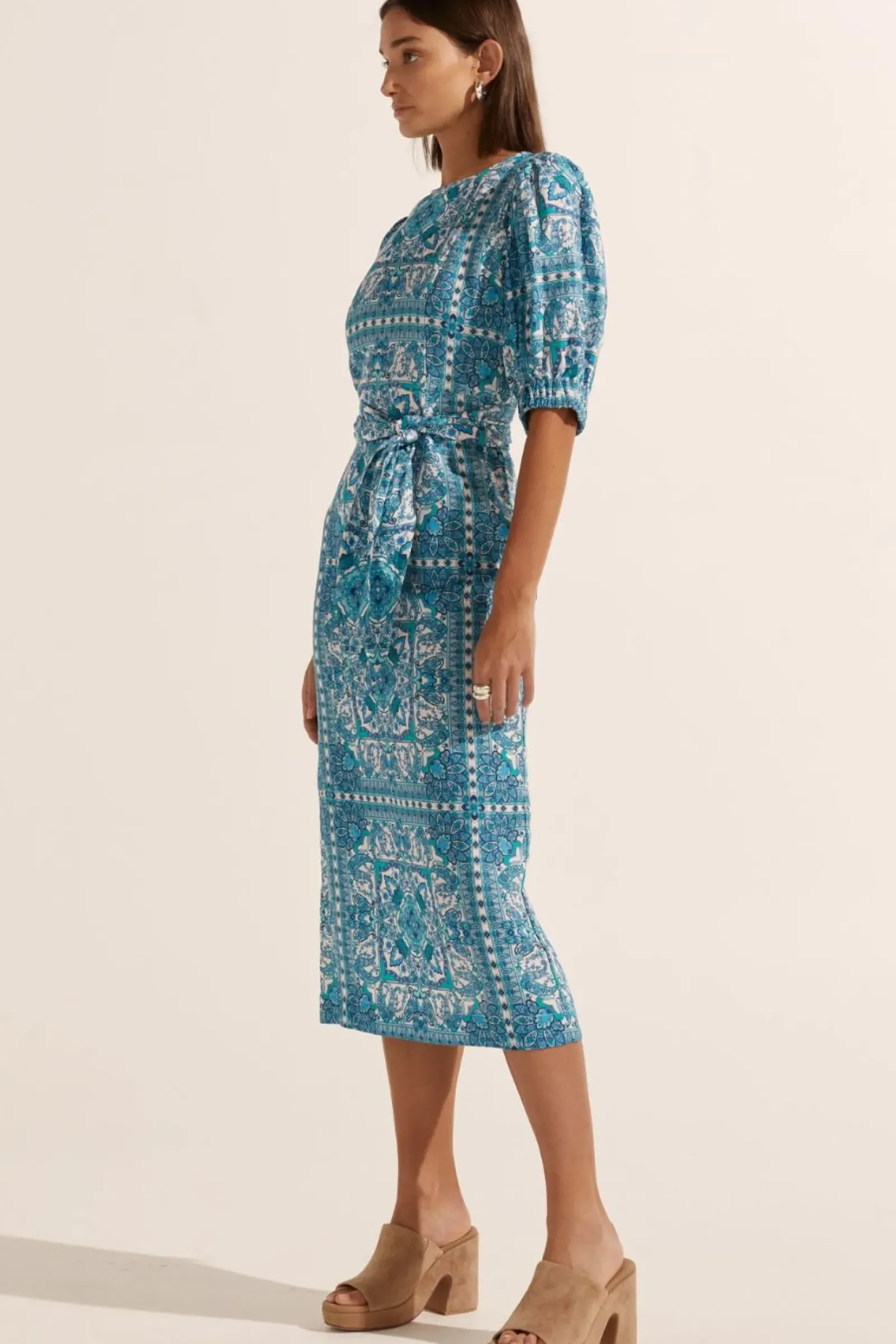 Zoe Kratzmann Dresses|Venture Dress - Sapphire Tile