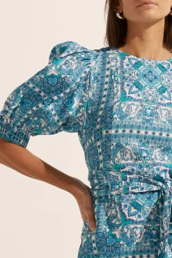 Zoe Kratzmann Dresses|Venture Dress - Sapphire Tile